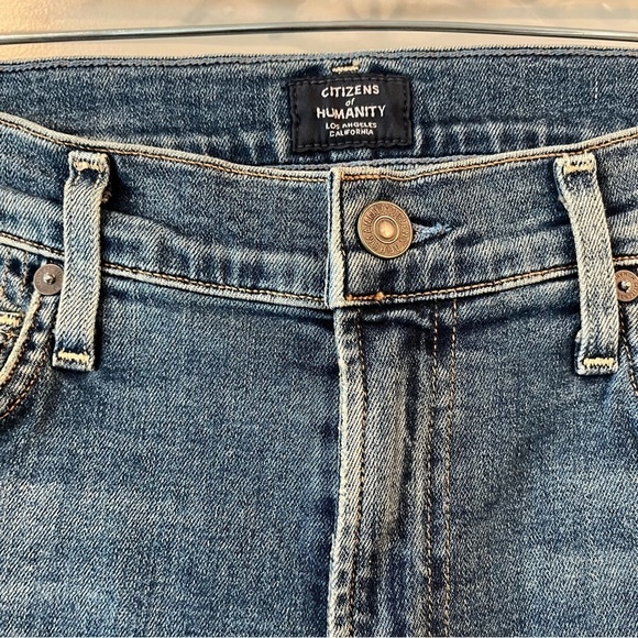 NWT Citizens of Humanity 30 Harlow Skinny Witness Blue Sculpt Anthropologie - Picture 4 of 7